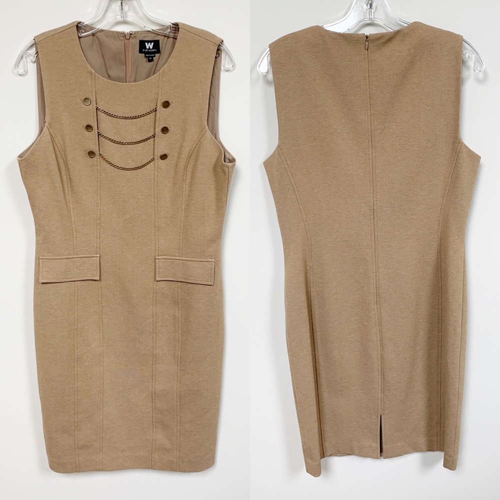 Worth Military Style Work Dress